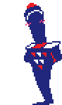 Zapper's spare sprite. (Nodding and blushing.)